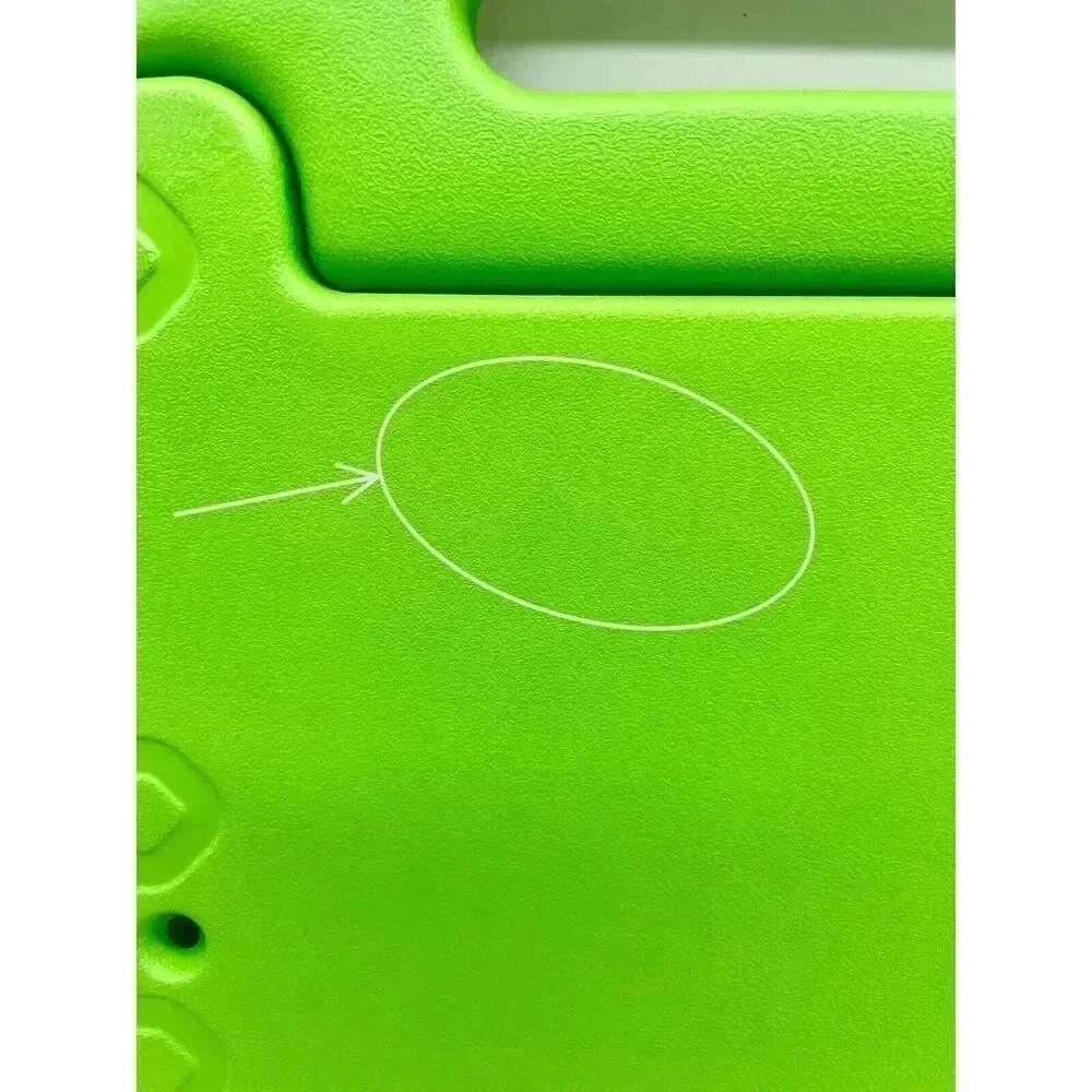 Kids EVA Shockproof Case Screen Protector Stand For 9.3”x6.6” Tablet Green Flaws